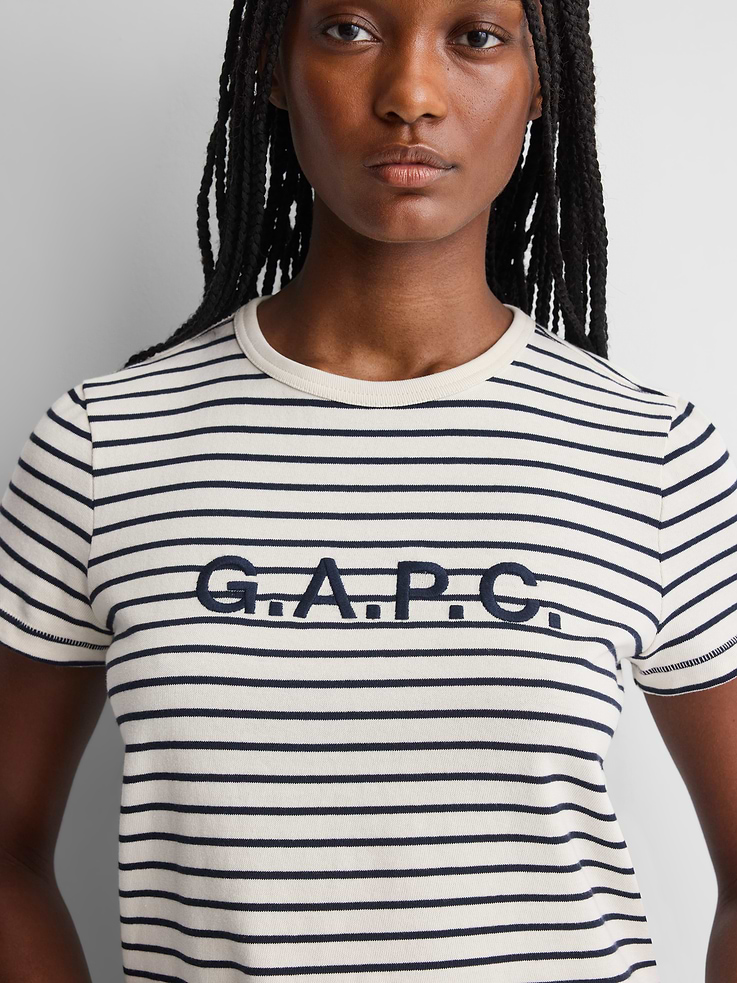 Image 5 of 6, Gap × A.P.C. Logo T-Shirt, Cardmember Early Access