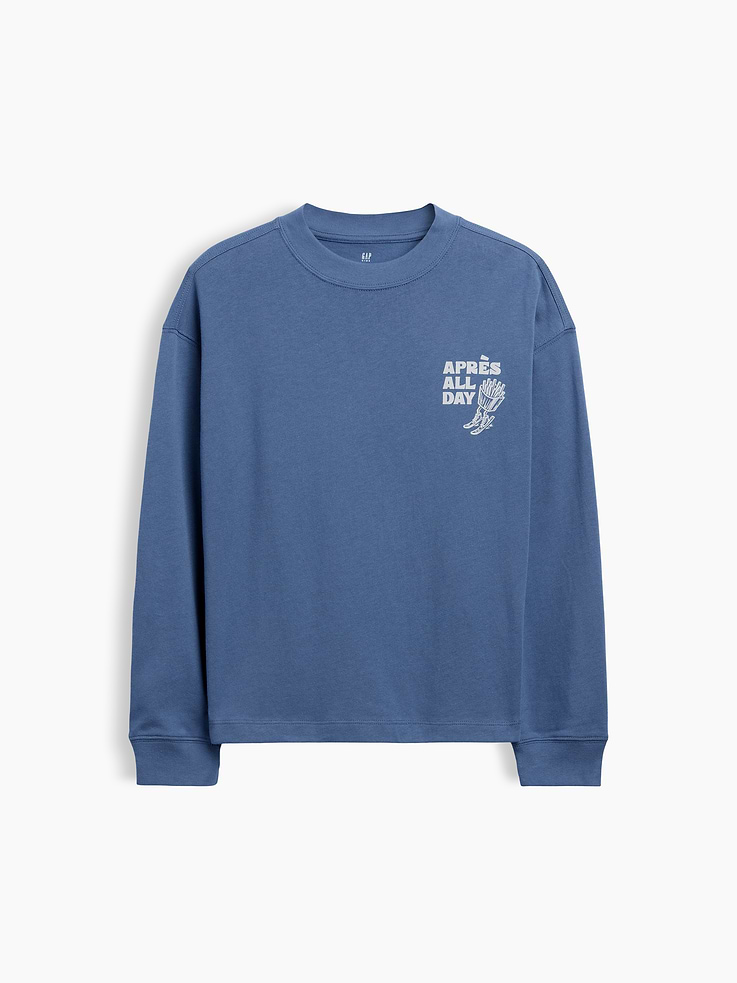 Image 2 of 5, Kids Heavyweight Oversized Graphic T-Shirt