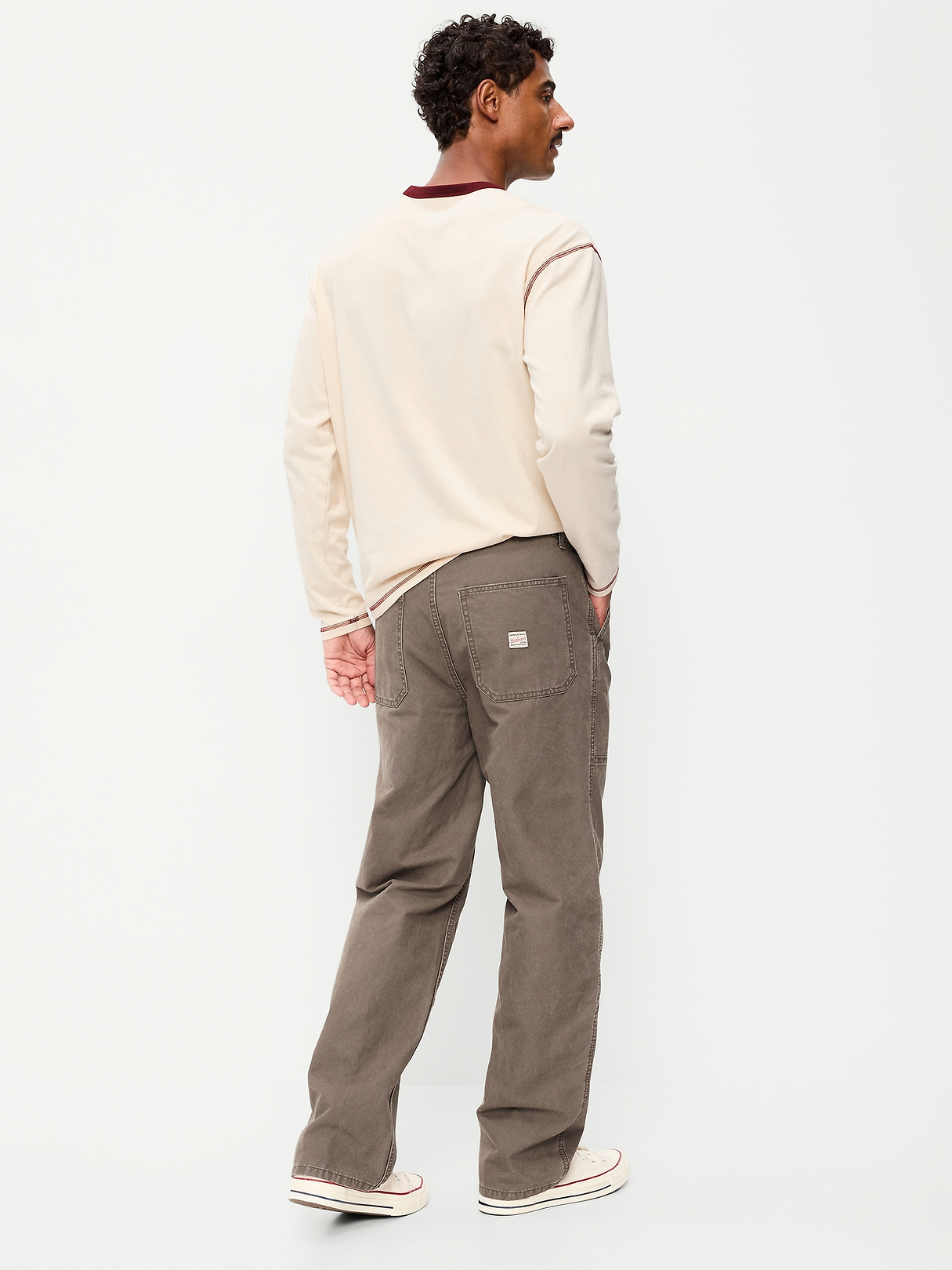 90s Loose Canvas Workwear Pants | Old Navy