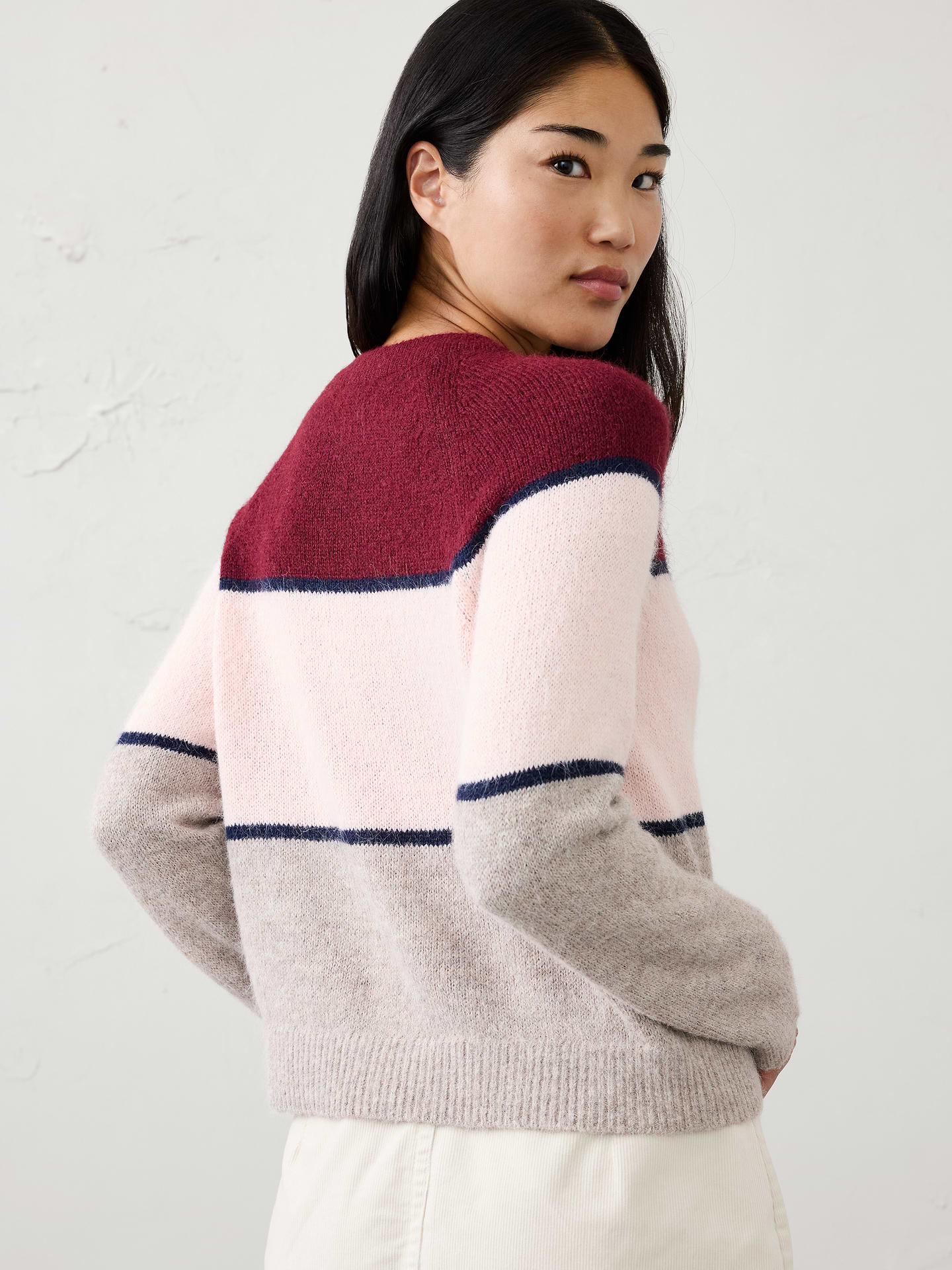Image 4 of 5, Plush Plaid Sweater