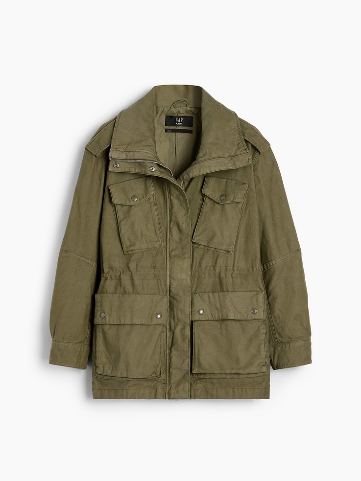 Image 7 of 7, Gap × A.P.C. Oversized Utility Jacket, Cardmember Early Access