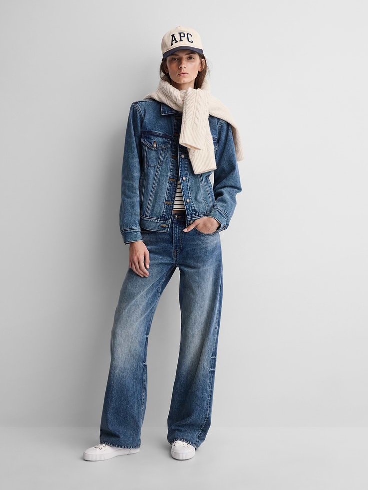 Image 2 of 9, Gap × A.P.C. Lined Icon Denim Jacket, Cardmember Early Access