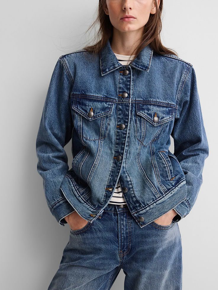 Image 4 of 9, Gap × A.P.C. Lined Icon Denim Jacket, Cardmember Early Access