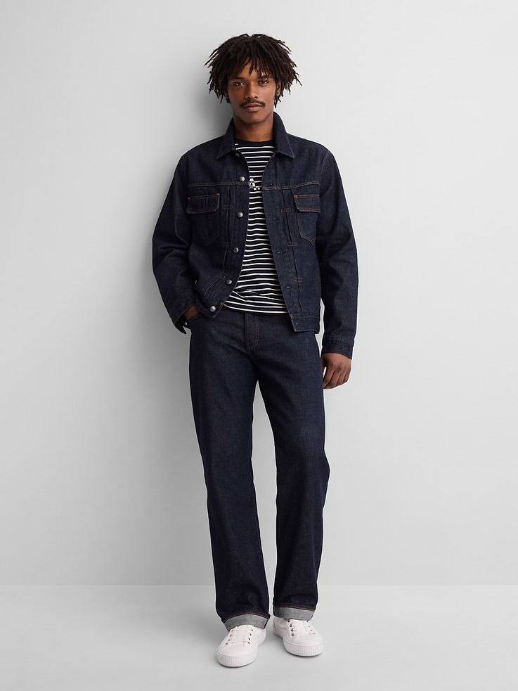 Image 2 of 10, Gap × A.P.C. Lined Japanese Denim Jacket, Cardmember Early Access