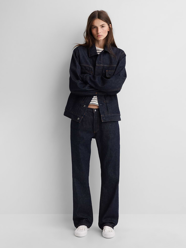 Image 5 of 10, Gap × A.P.C. Lined Japanese Denim Jacket, Cardmember Early Access