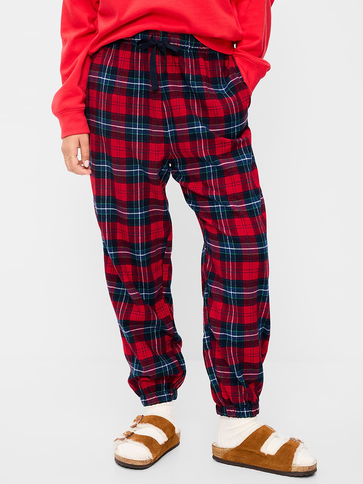 Image 5 of 8, Flannel Pajama Joggers for Women