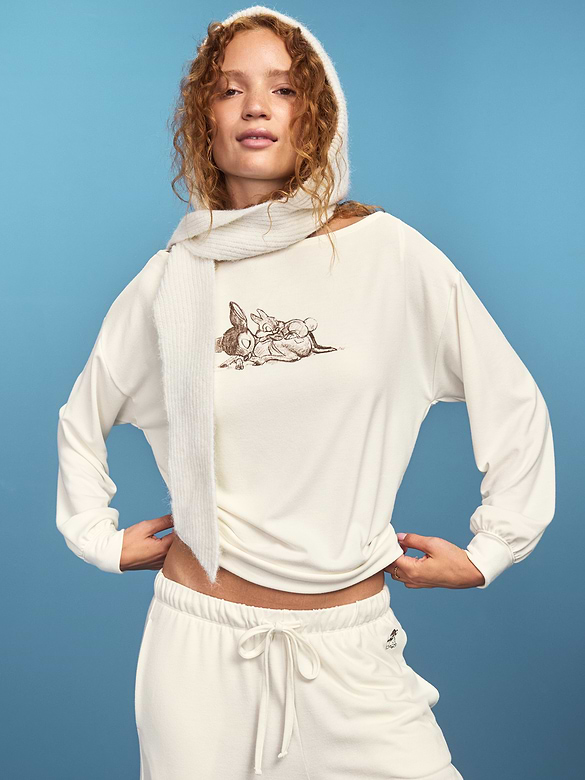 Old Navy x Disney Bambi Boatneck Top for Women