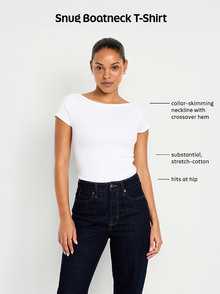 Image number 4 showing, Snug Boatneck T-Shirt