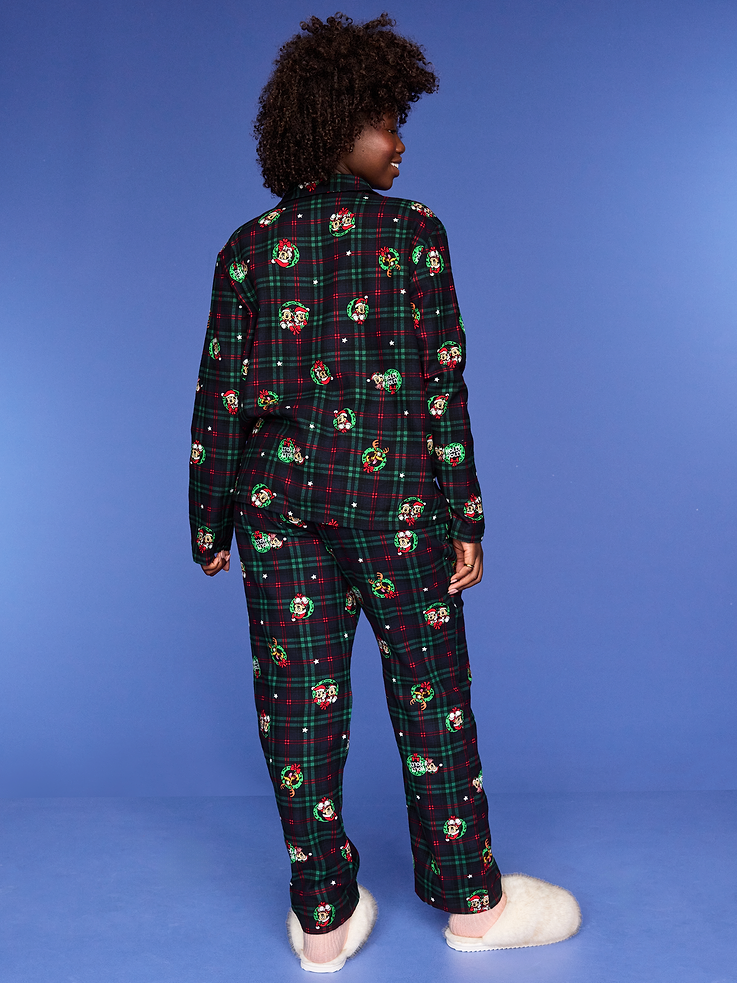 Image 6 of 8, Old Navy x Disney Flannel Pajama Pant Set for Women, All-Access Cardmember