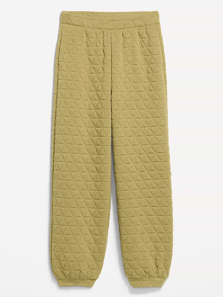 Image 7 of 8, Quilted Bounce Fleece Sweatpants