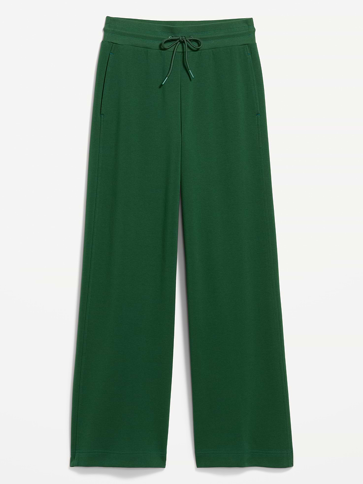 Image 7 of 8, Extra High-Waisted Dynamic Fleece Wide-Leg Sweatpants