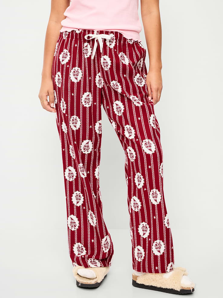 Image 5 of 8, Flannel Pajama Pants for Women