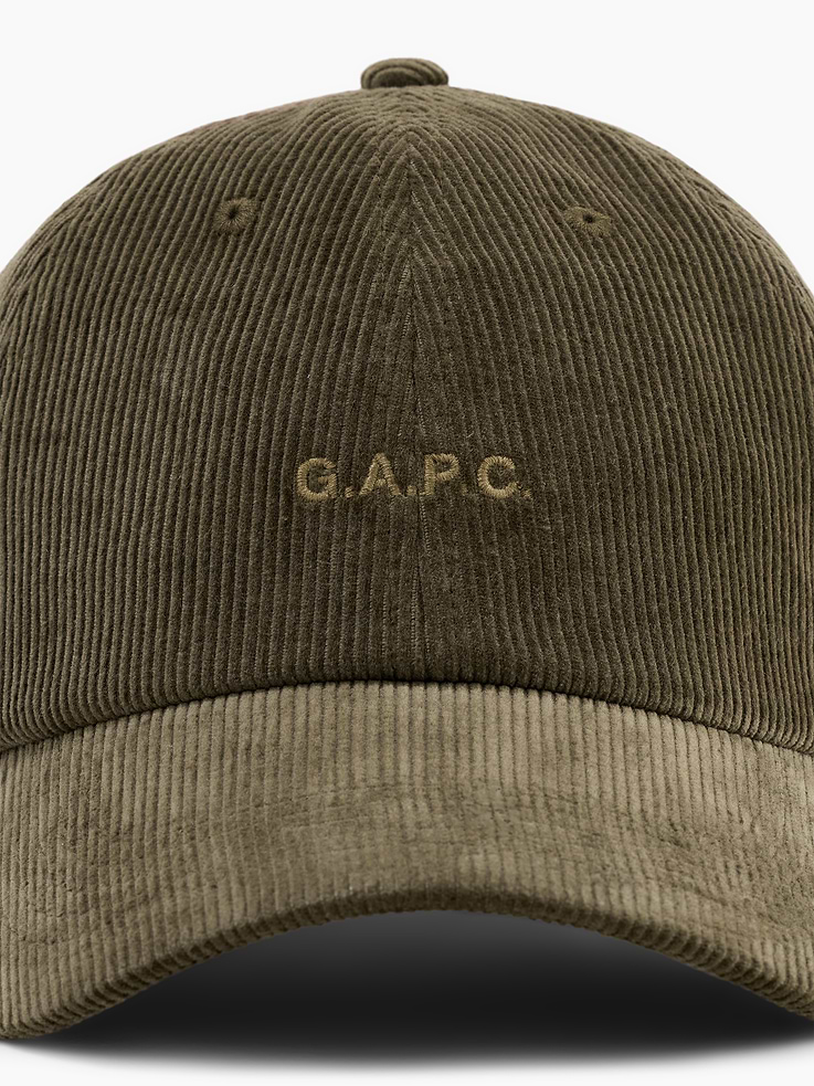 Image 5 of 5, Gap × A.P.C. Logo Corduroy Baseball Hat, Cardmember Early Access