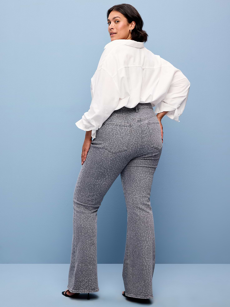 Image 10 of 10, High-Waisted Flare Jeans