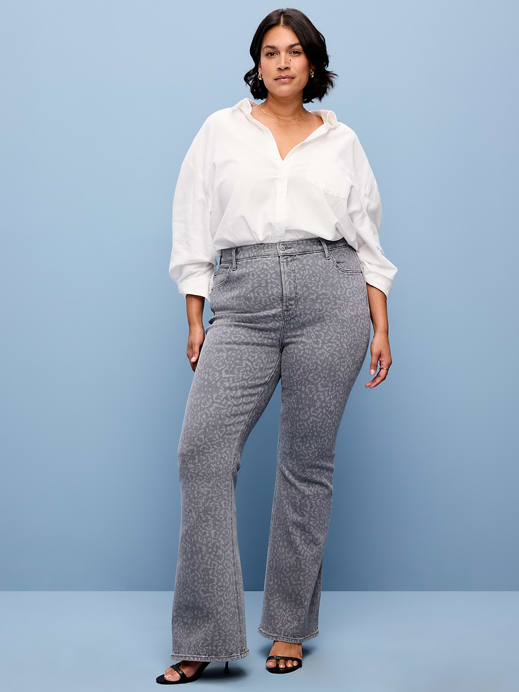 Image 9 of 10, High-Waisted Flare Jeans