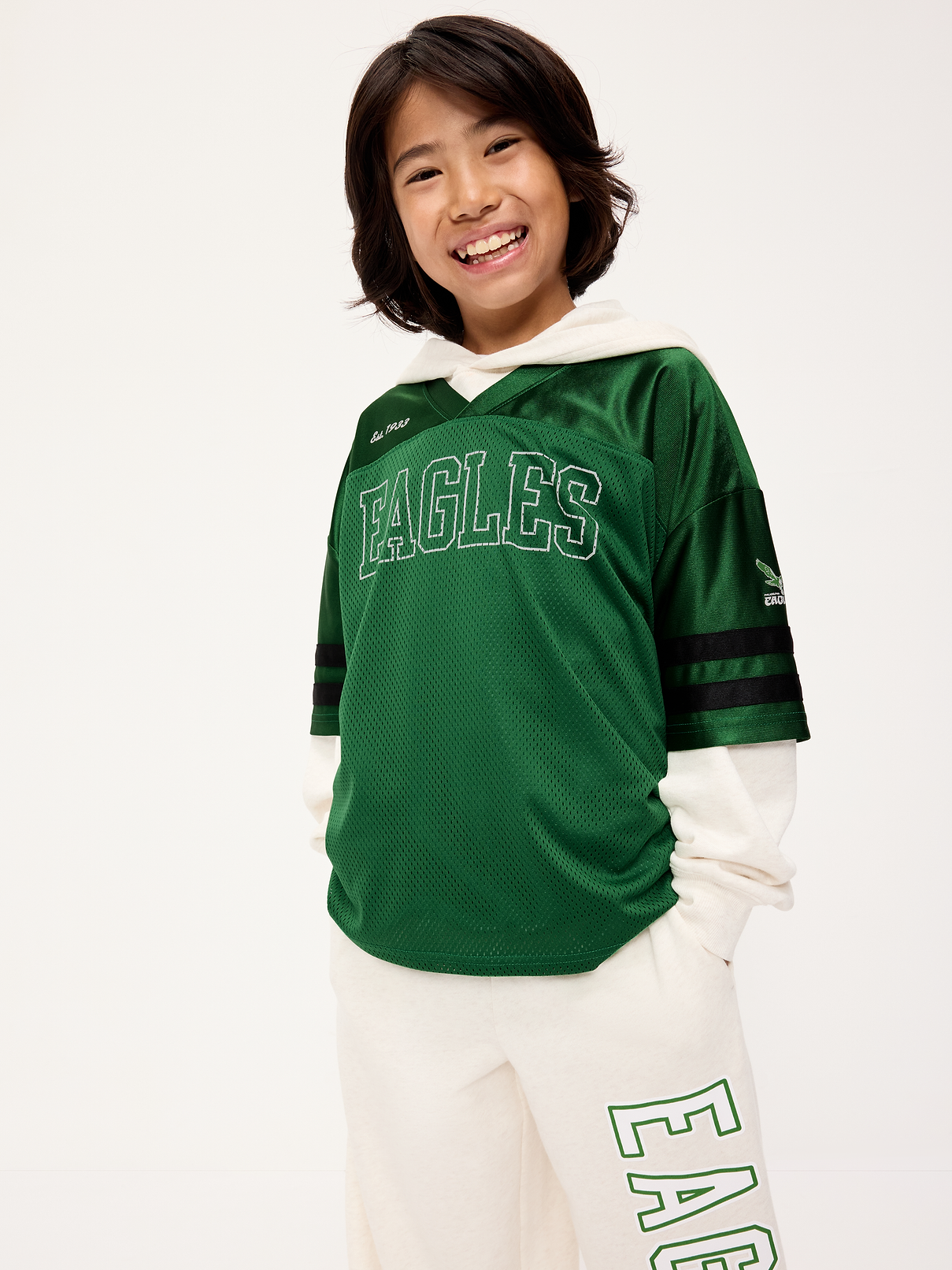 L'image numéro 1 présente T-shirt en jersey des Eagles de Philadelphie pour garçon