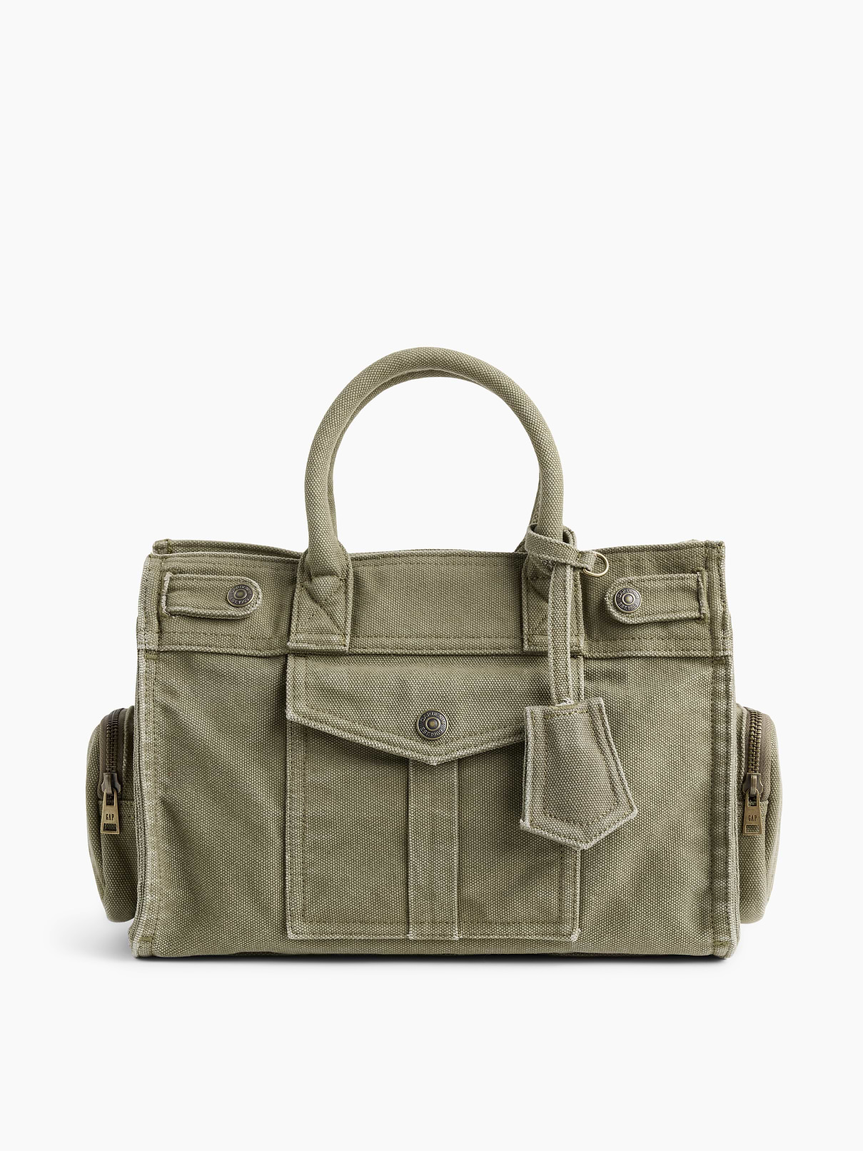 Image number 1 showing, Canvas Five Pocket Satchel