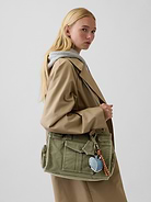 Image number 2 showing, Canvas Five Pocket Satchel