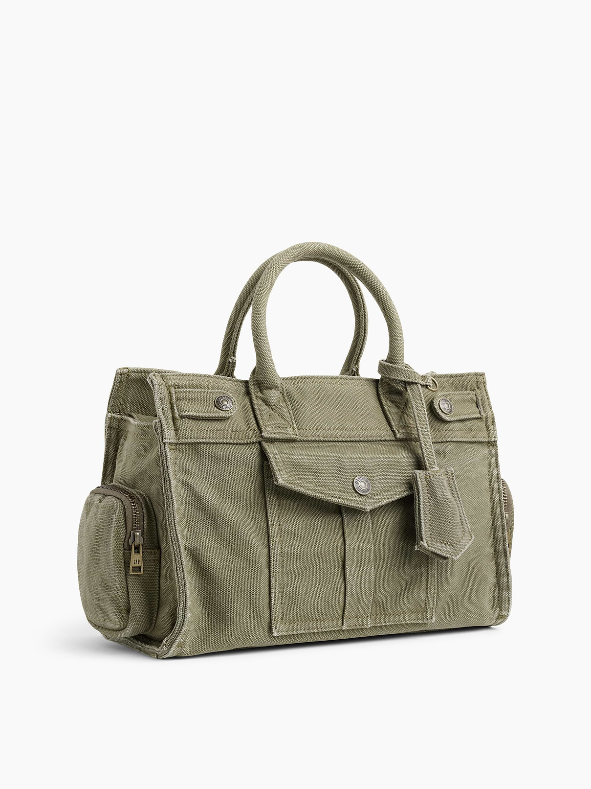 Image number 3 showing, Canvas Five Pocket Satchel