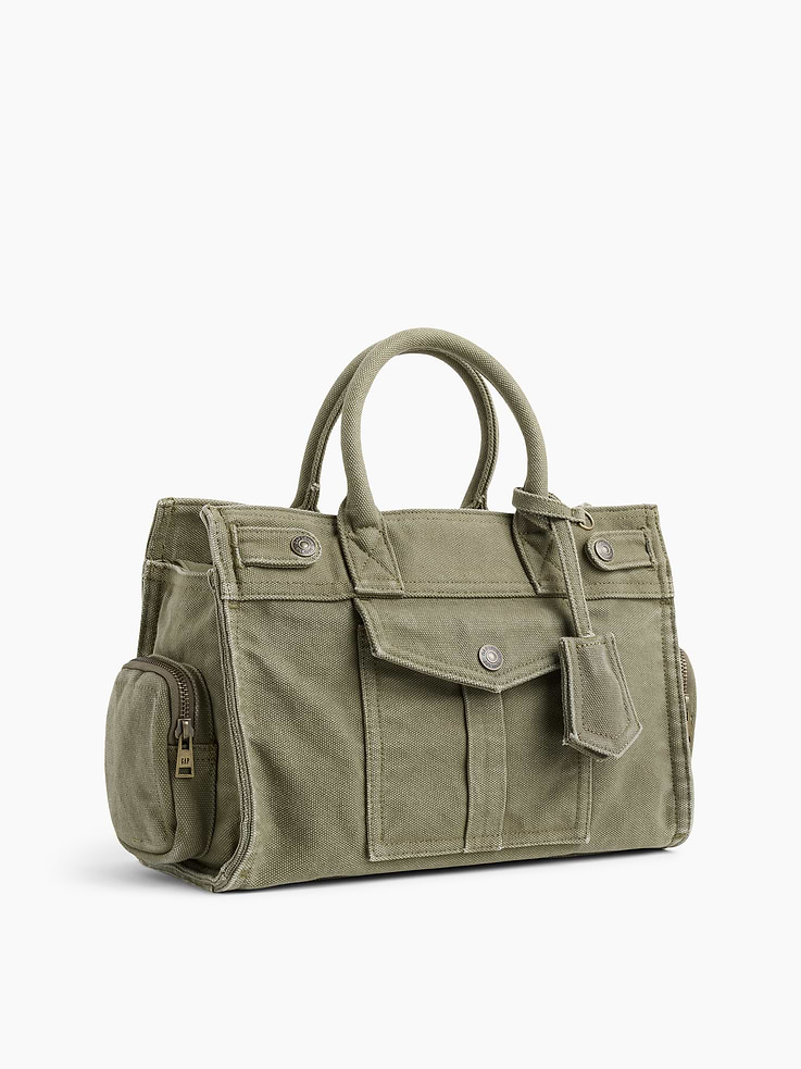 Image number 3 showing, Canvas Five Pocket Satchel