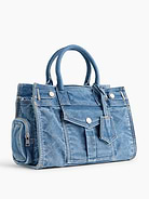 Image number 3 showing, Denim Five Pocket Satchel