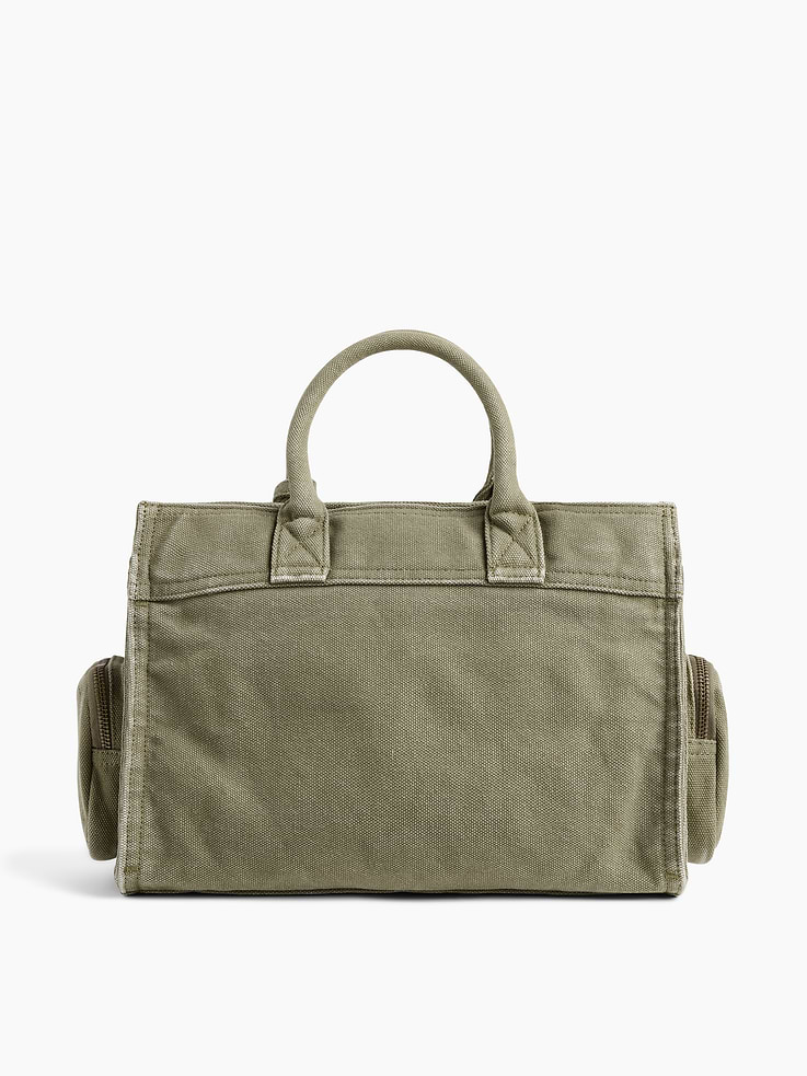 Image number 4 showing, Canvas Five Pocket Satchel