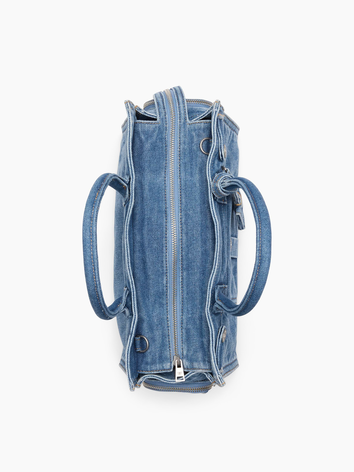 Image number 7 showing, Denim Five Pocket Satchel
