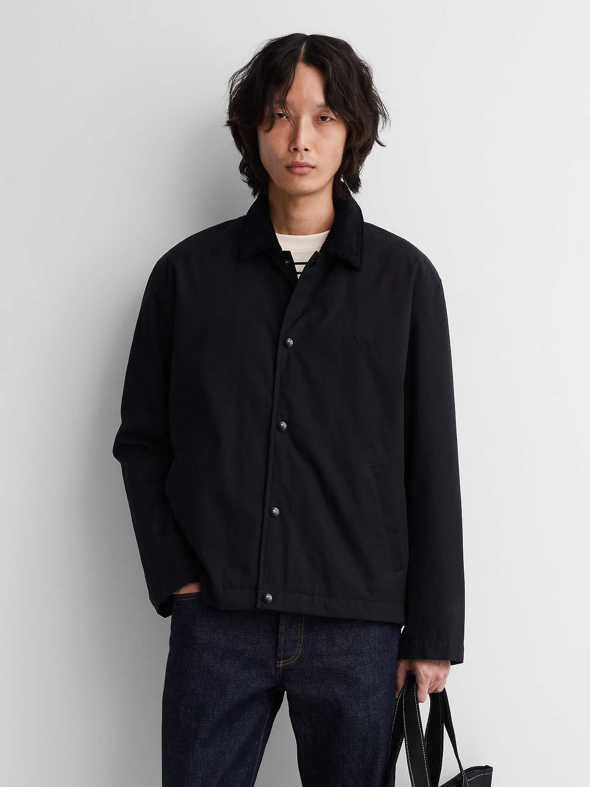Gap × A.P.C. Coated Canvas Coaches Jacket | Gap