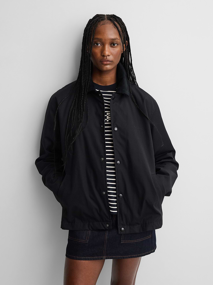 Image 4 of 10, Gap × A.P.C. Coated Canvas Coaches Jacket, Cardmember Early Access
