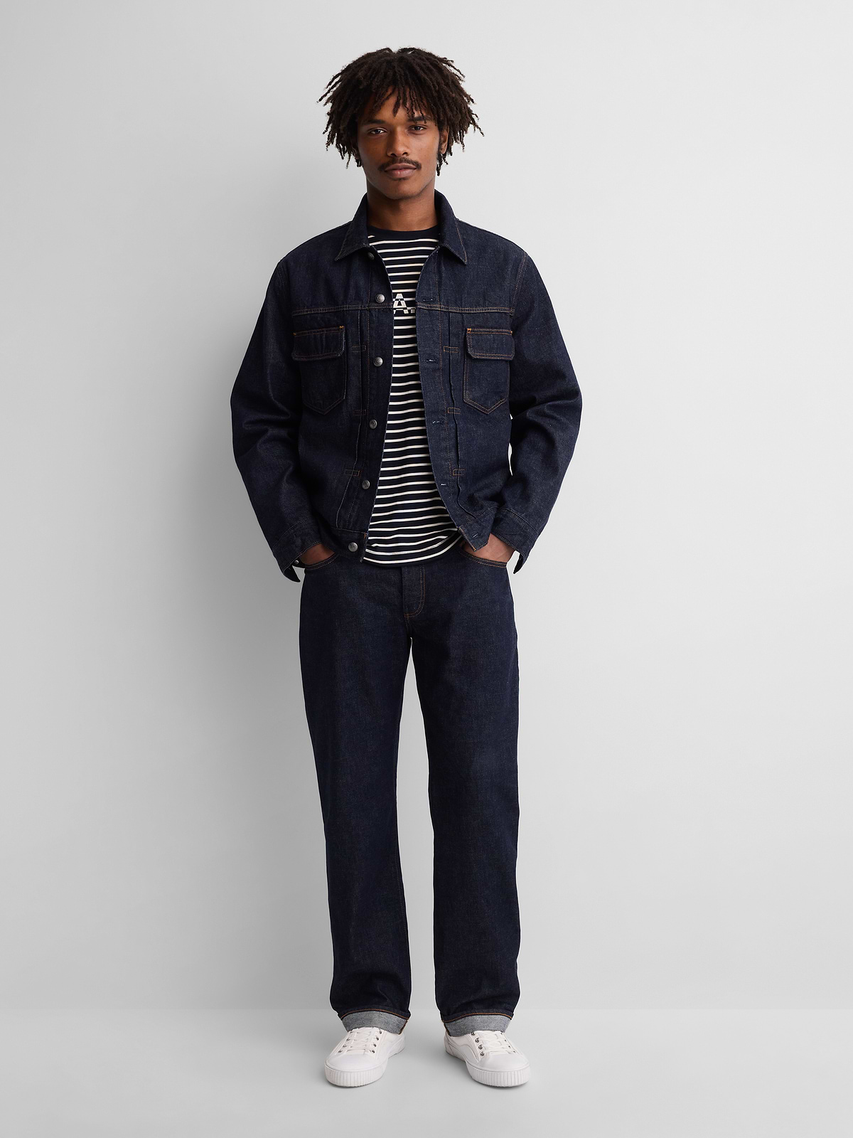 Gap × A.P.C. Japanese Denim Relaxed Straight Jeans