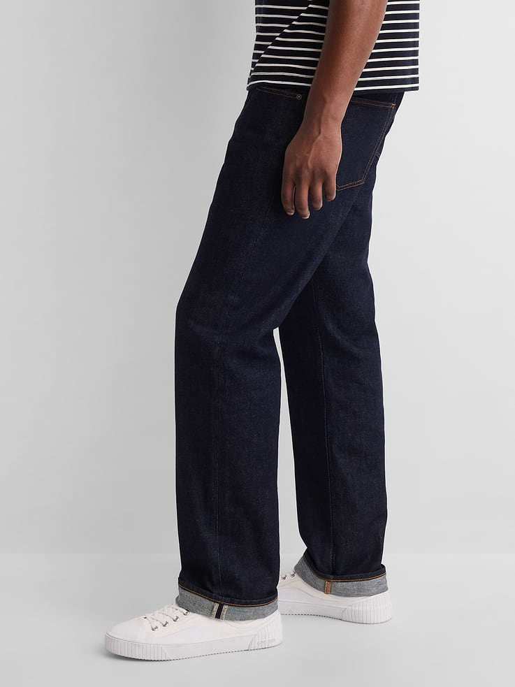 Image 3 of 10, Gap × A.P.C. Japanese Denim Relaxed Straight Jeans, Cardmember Early Access