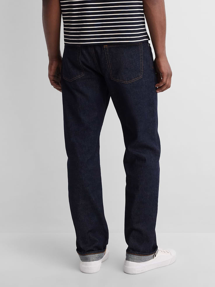 Image 5 of 10, Gap × A.P.C. Japanese Denim Relaxed Straight Jeans, Cardmember Early Access