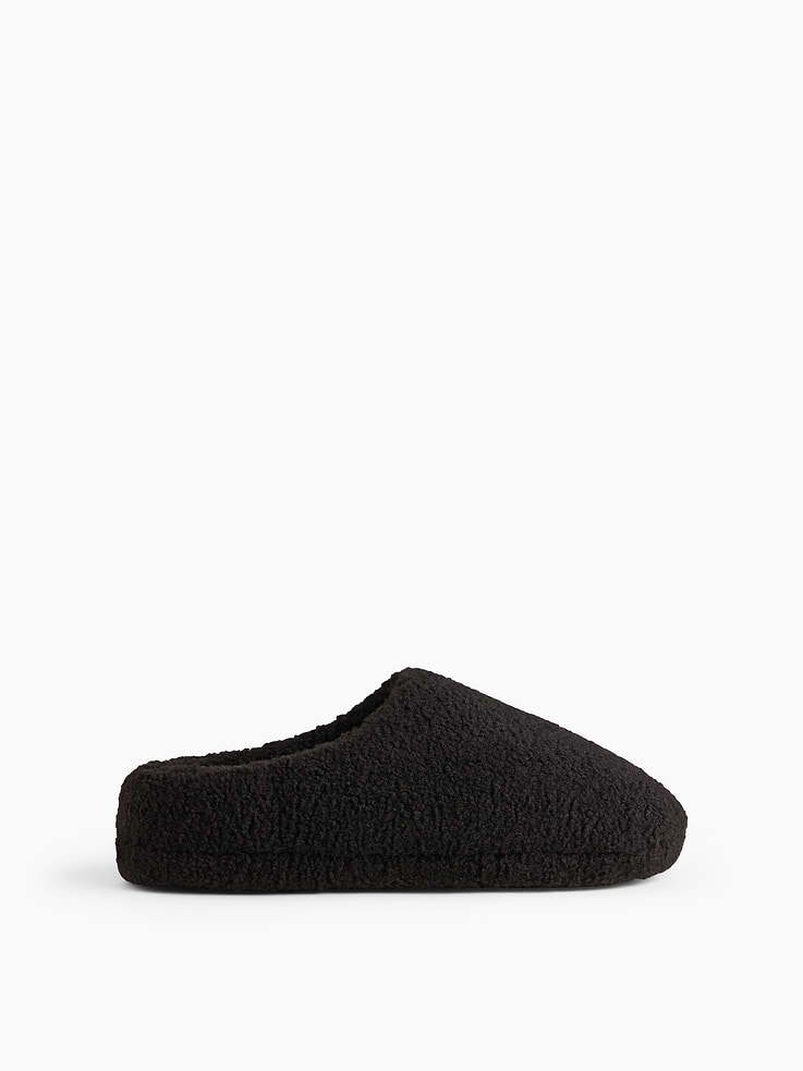 Image 1 of 4, These slippers are made with a cozy sherpa outer., Soft sole., Product #1191123