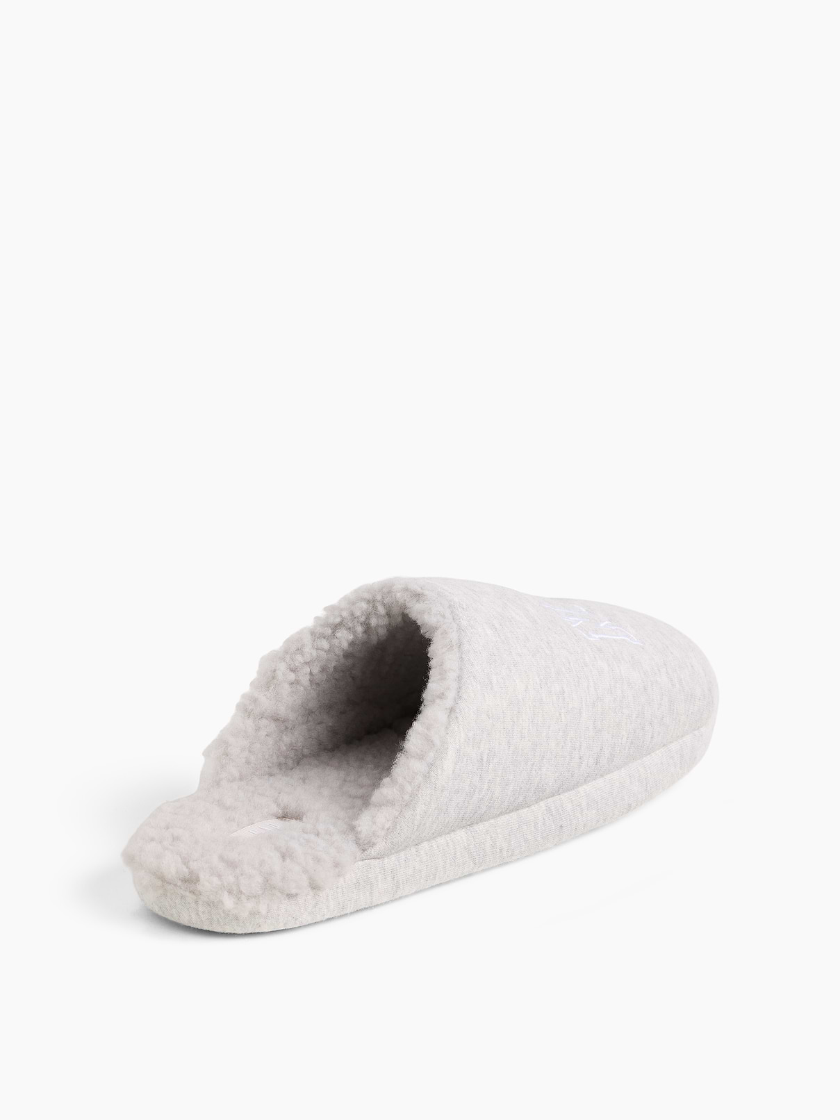 Image 3 of 4, Sherpa-Lined NAP Logo Slippers