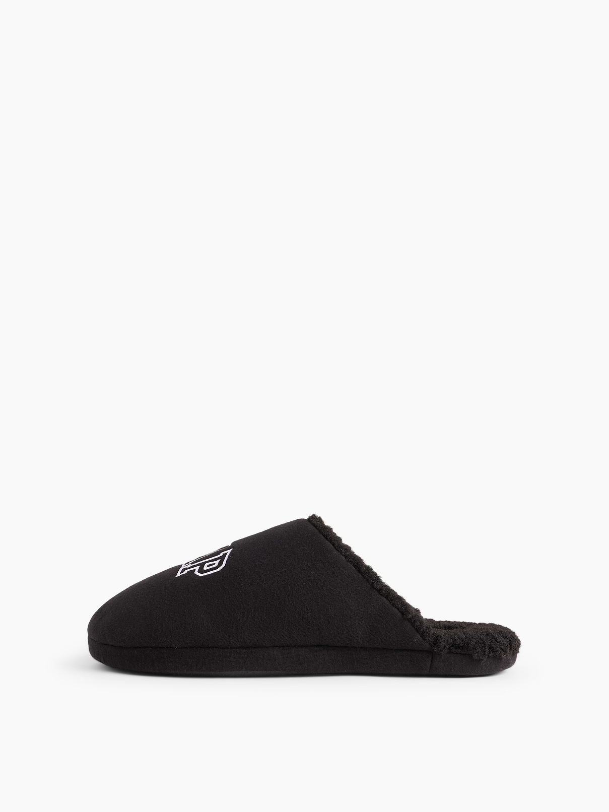 Image 4 of 4, Sherpa-Lined NAP Logo Slippers