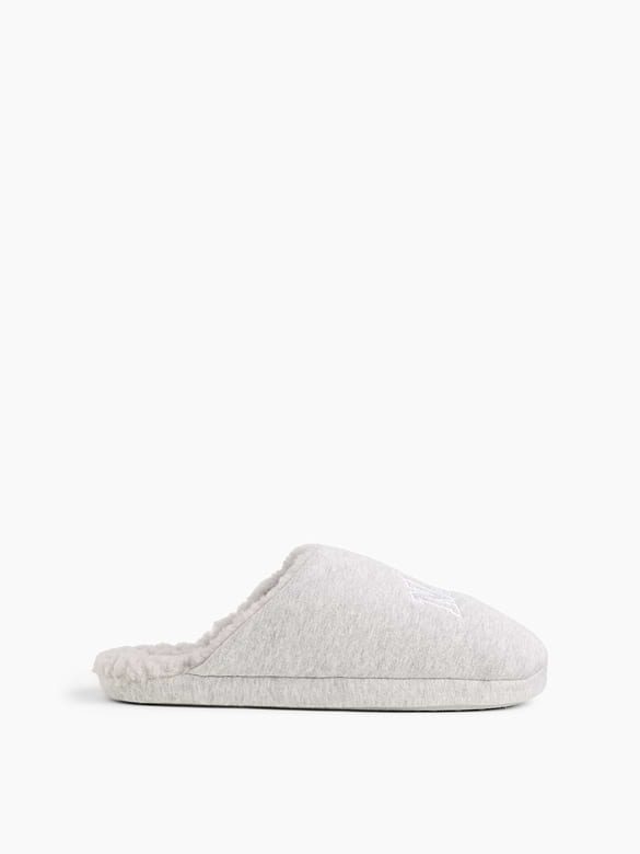 Sherpa-Lined NAP Logo Slippers