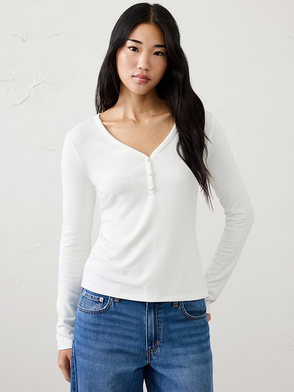 Soft Luxe Henley Top