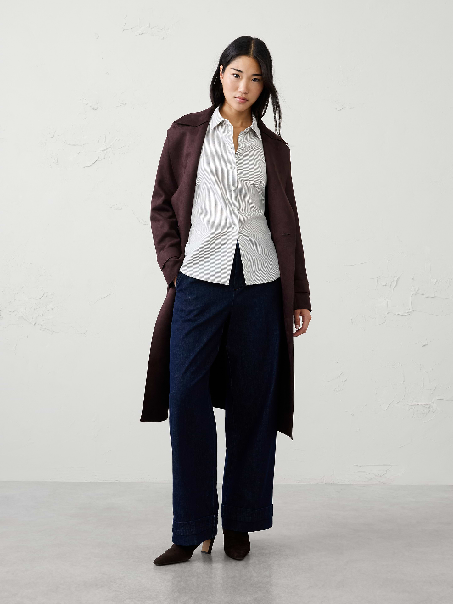 Image 3 of 3, Oxford Tie-Back Shirt