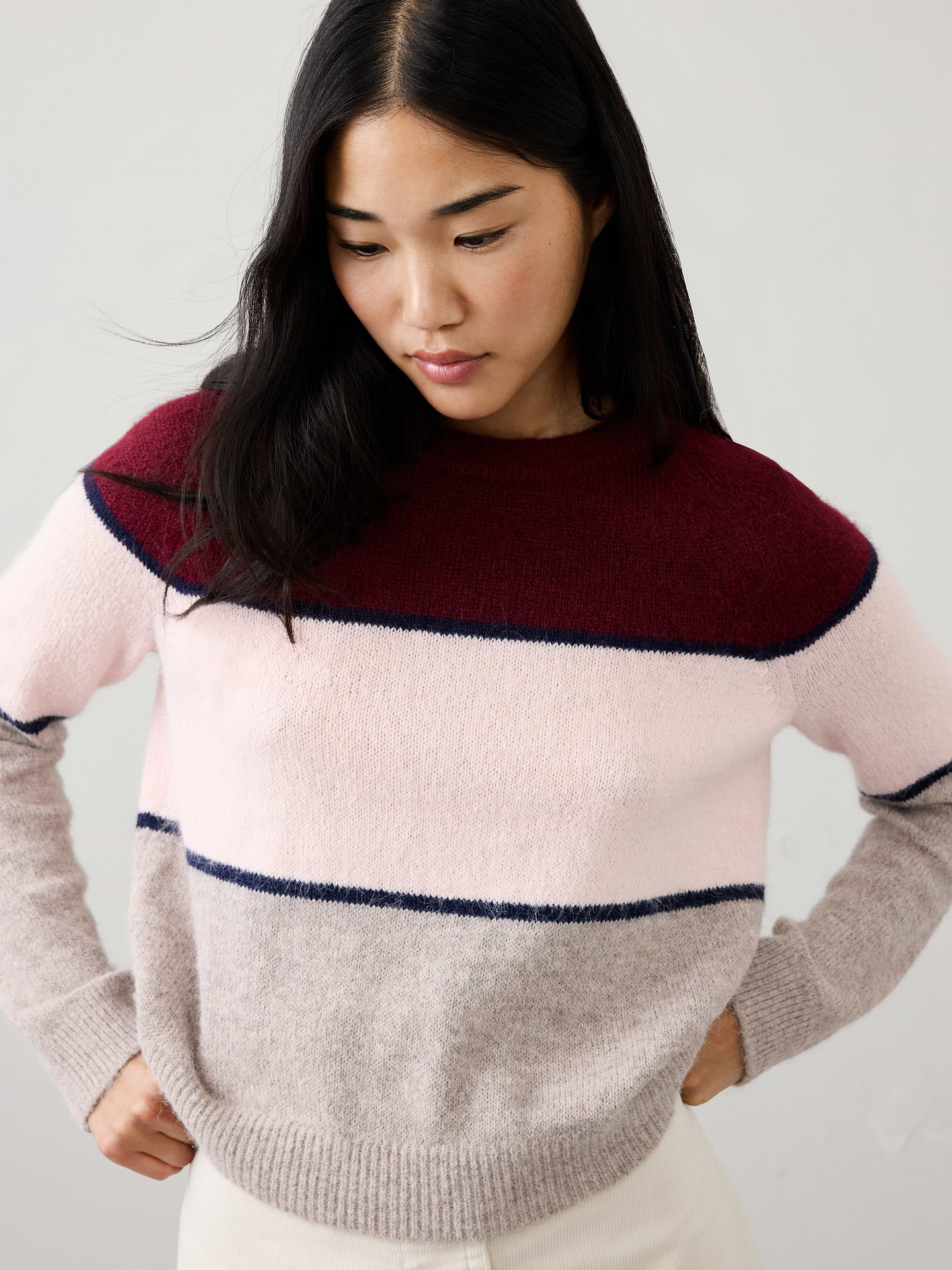 Image 5 of 5, Plush Plaid Sweater