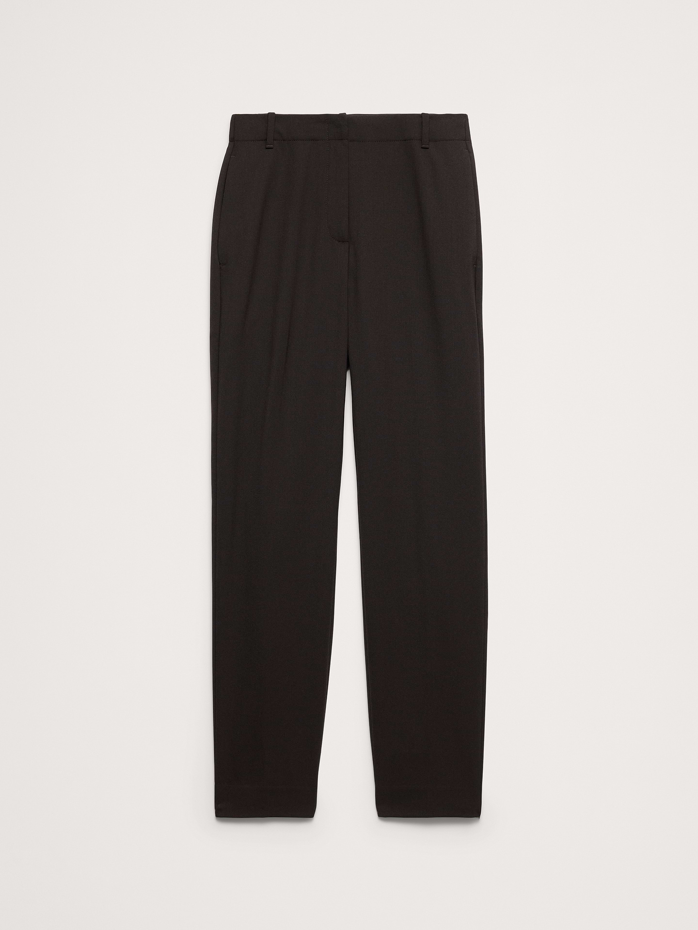 Image number 5 showing, Ultra High-Rise Modern Slim Italian Lightweight Wool Ankle Pant