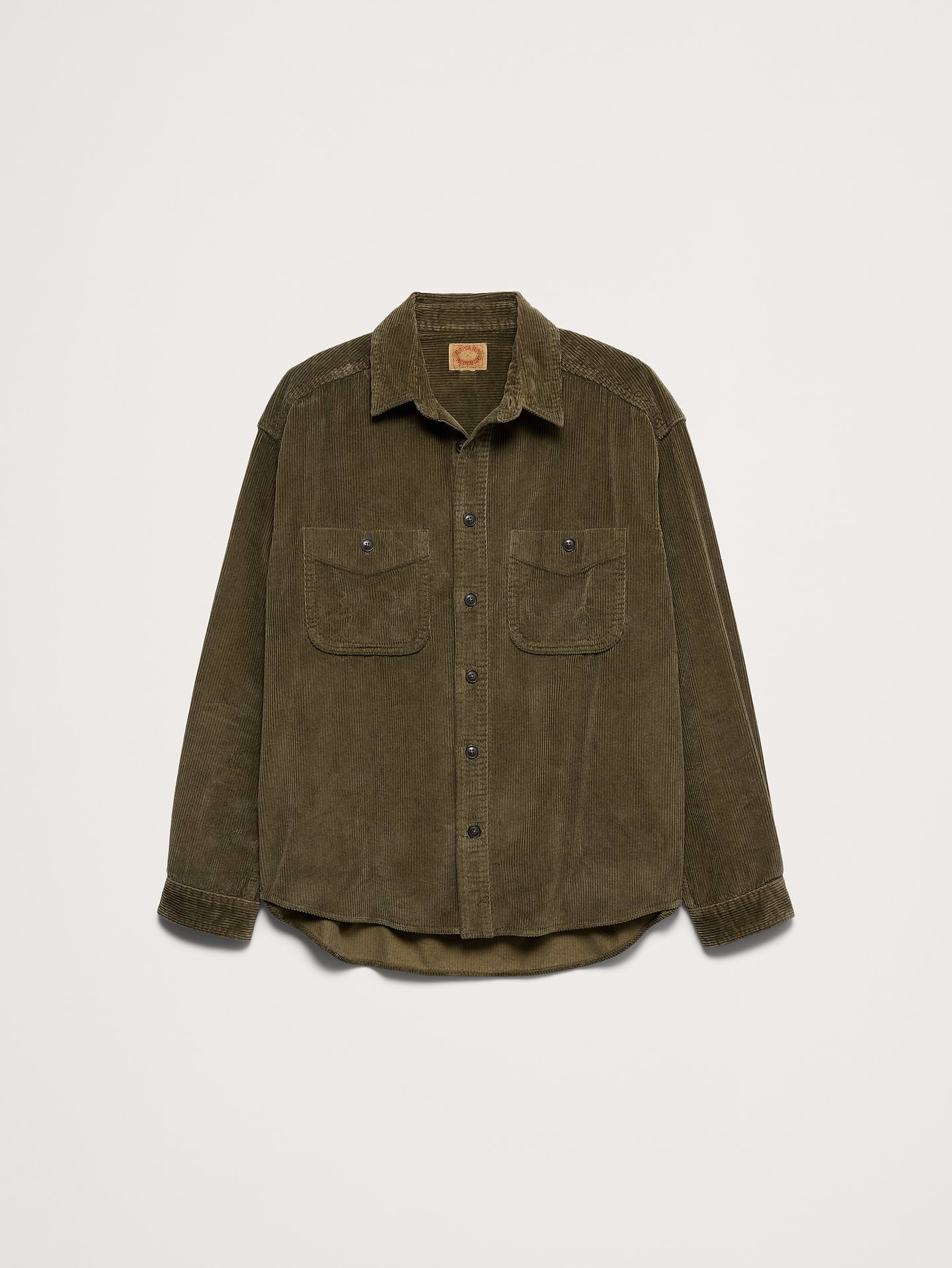 Image 5 of 6, Archive Reissue Corduroy Shirt with Suede Elbow Patches