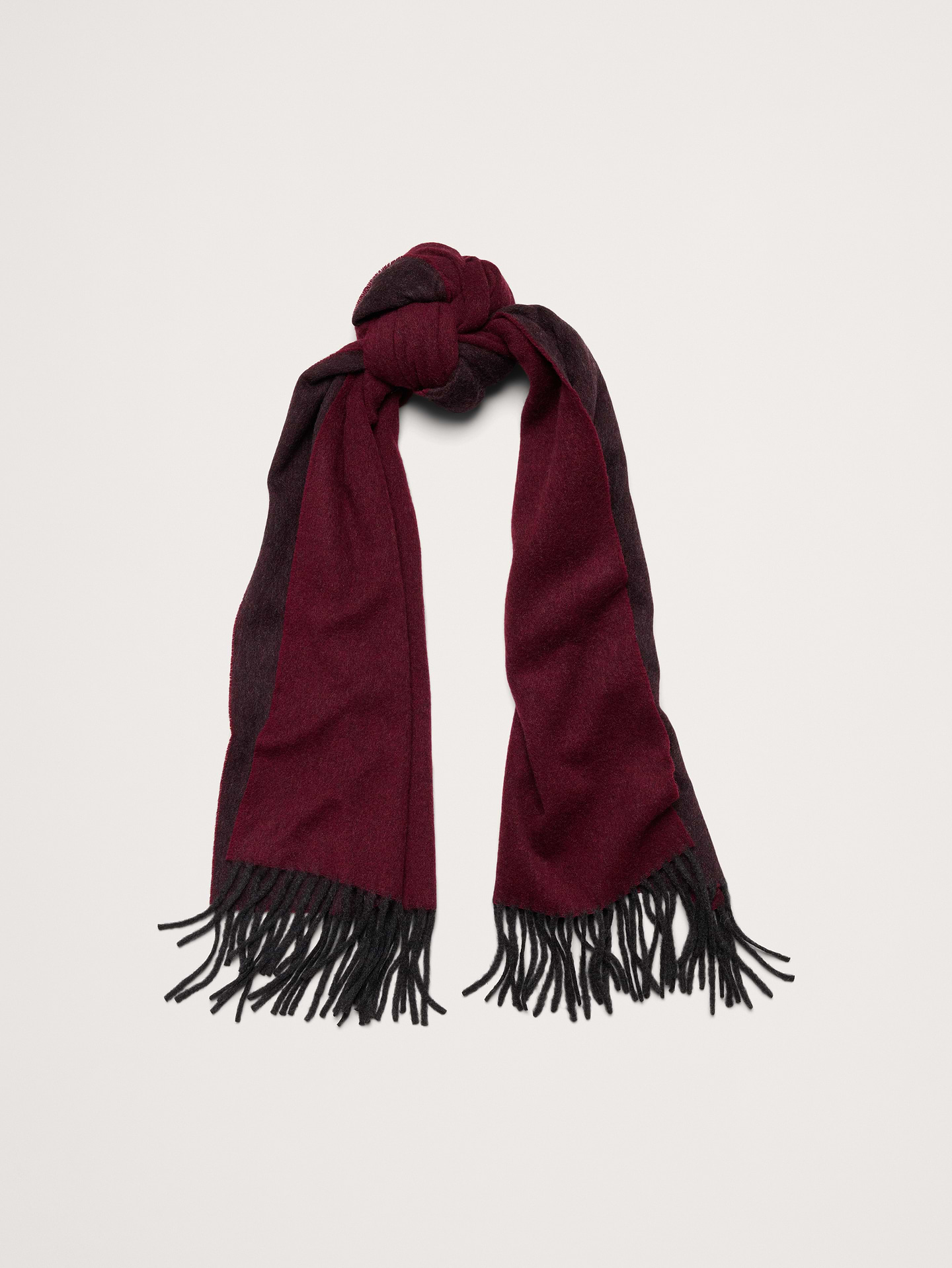 Image 1 of 6, This double-sided scarf is expertly woven for us in Italy from a wool-cashmere blend that layers well through the coldest seasons. We added short, fringed ends for a timeless look and a touch of texture., Fabric from Italy's Manifattura Big., Product #906931
