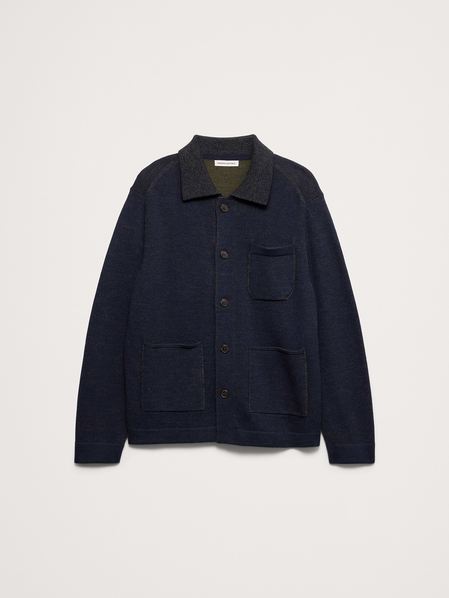 Image 4 of 4, Merino Chore Cardigan