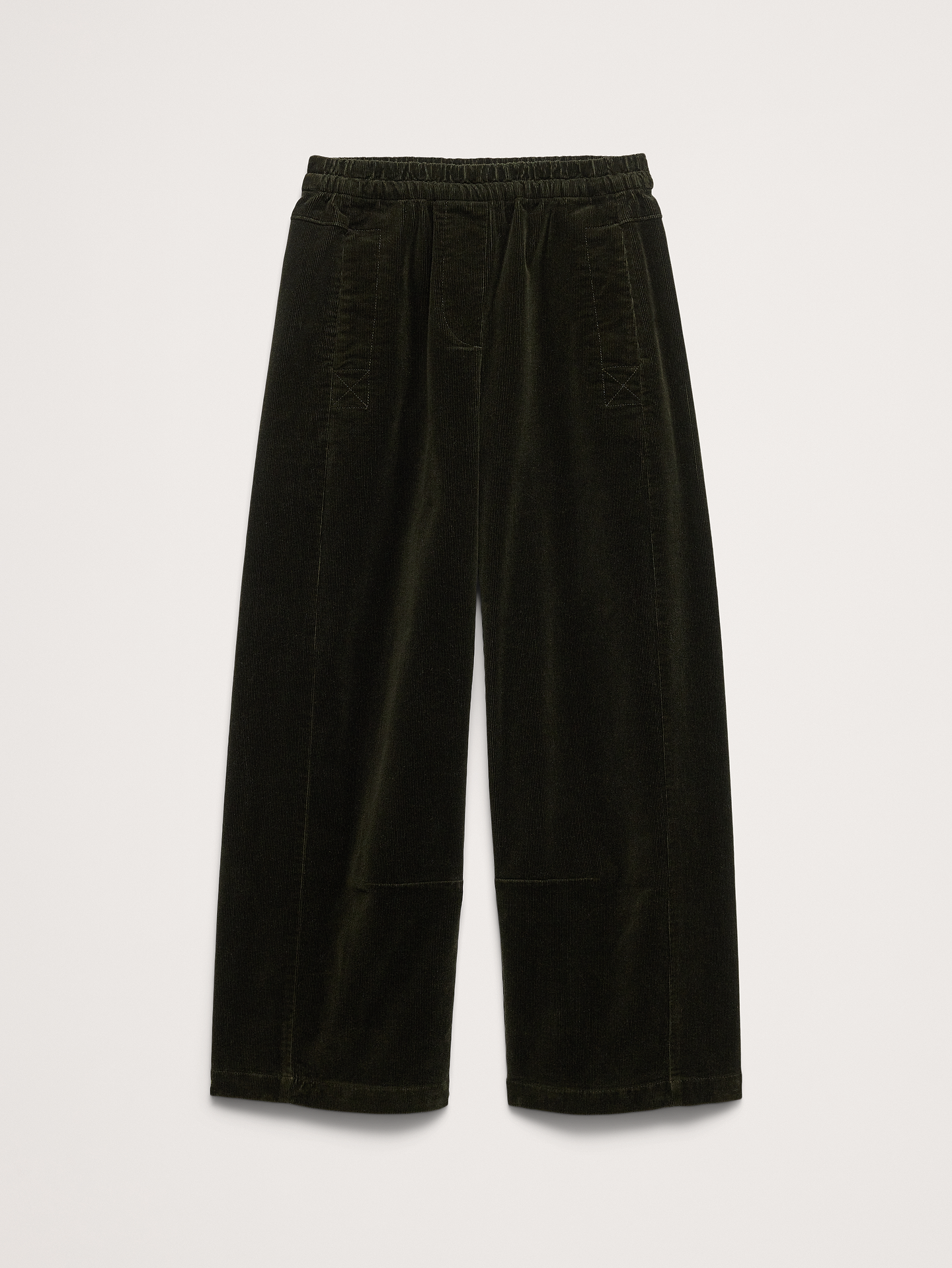 L'image numéro 5 présente Pantalon de peintre décontracté à taille mi-basse extensible