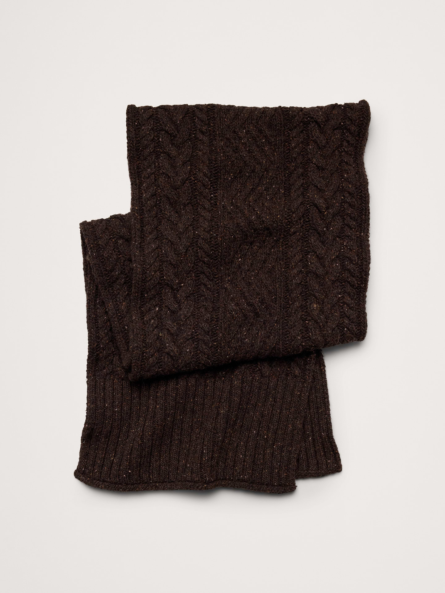 Image 1 of 1, This warm scarf is knitted from a wool-alpaca blend that we selected for its fluffy texture., Fabric from Italy's Filpucci mill., Product #908581