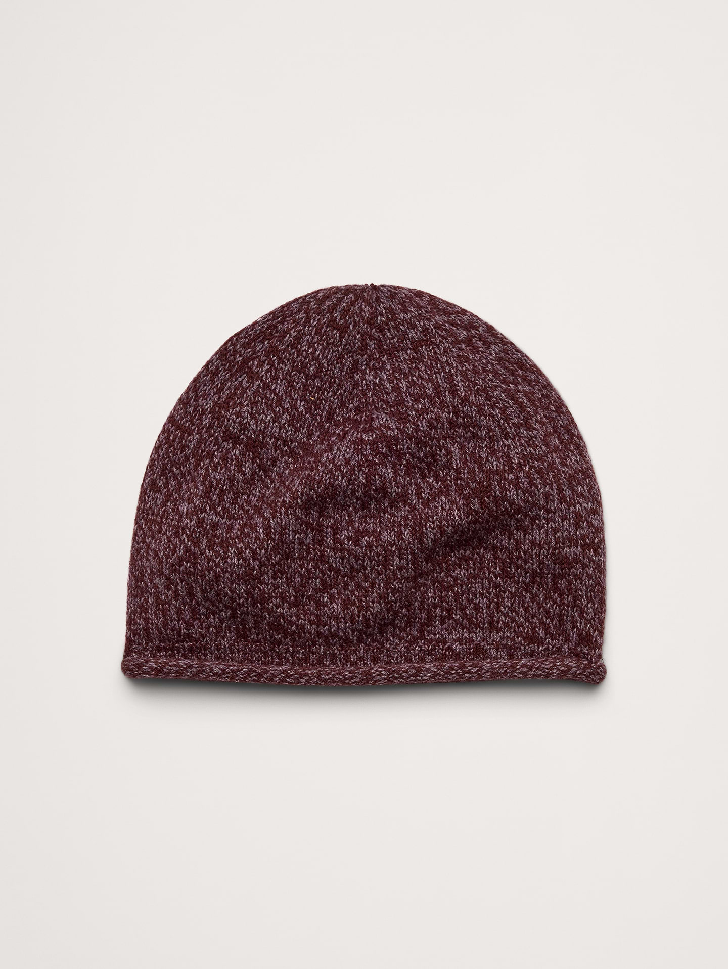 Image 1 of 1, Our take on the season's rolled beanie styles, this one is knitted from a blend of Merino wool and soft cotton with beautiful dimension., Product #907043