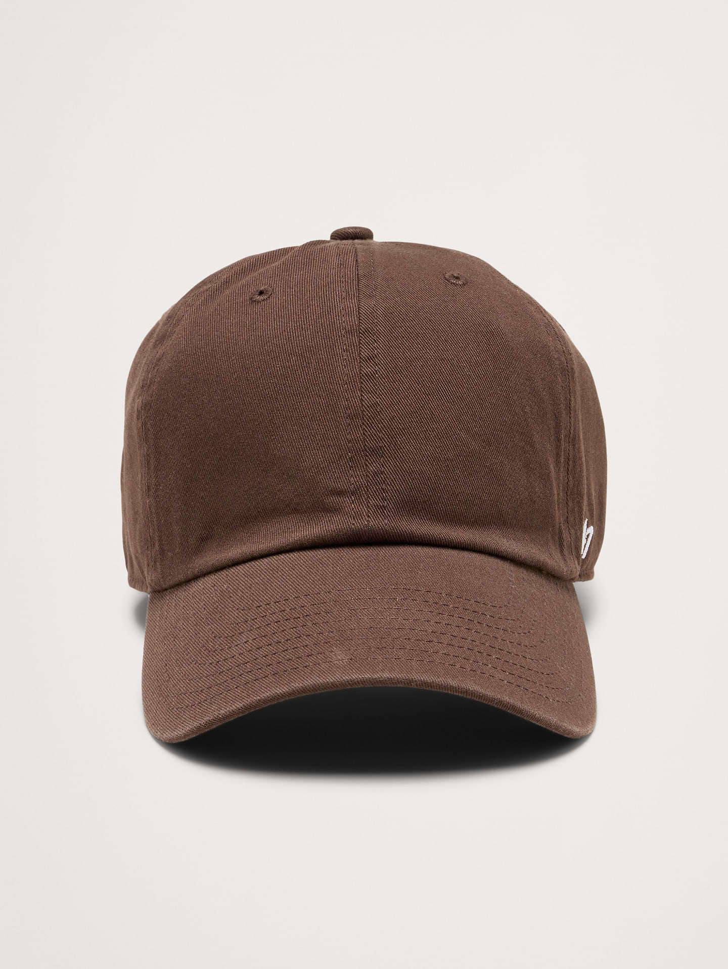 Image 1 of 1, The Clean Up baseball cap is an unstructured or “relaxed” hat with a shallow crown and curved visor, plus an adjustable strap closure for a comfortable fit. Made from garment washed cotton twill., 47: Founded in 1947 with a souvenir cart outside Boston's Fenway Park, '47 creates authentic headwear and apparel that captures the spirit of the game., Adjustable strap at back., Product #1191903
