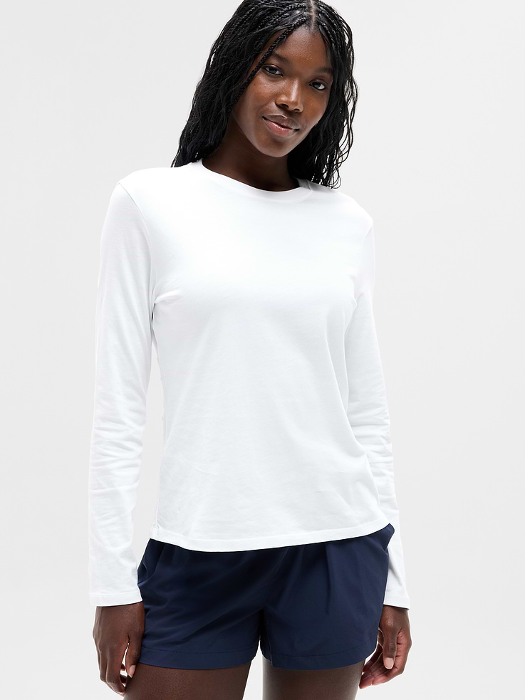 Image 1 of 4, FOR: Your workday commute and weekend travels, from meetings to meetups, FEEL: 100% cotton in its purest expression, Favorite Cotton is our lightest-weight and most comfortable natural fabric, FAVE: Infinitely versatile staple plays well with everything, every time, Product #1175605