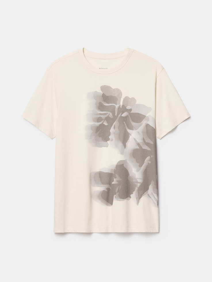 Image 4 of 4, Favorite Cotton Relaxed Graphic Tee