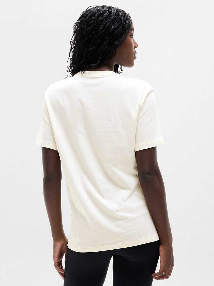 Image 3 of 4, Favorite Cotton Relaxed Graphic Tee